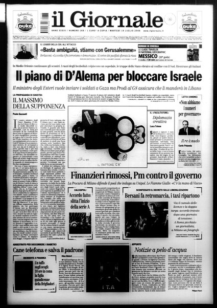 Il giornale : quotidiano del mattino